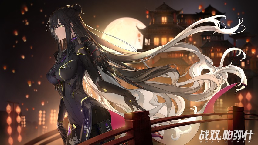 bianca and bianca: veritas (punishing: gray raven) drawn by noir_(ibaraki)