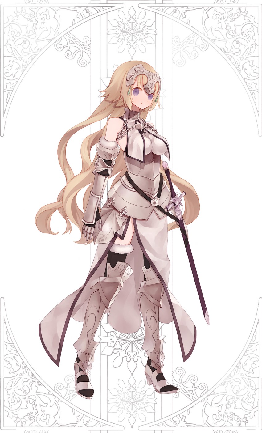 jeanne d'arc (fate and 2 more) drawn by miu12mi