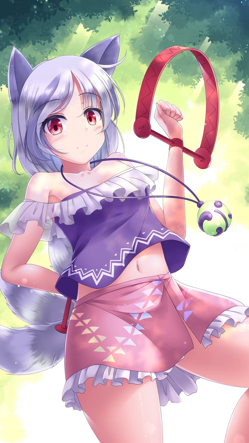 mitsugashira enoko (touhou) drawn by lzh
