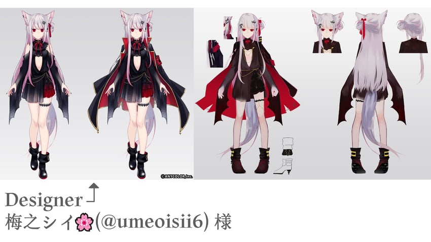 lee siu (nijisanji and 1 more) drawn by lee_siu_(artist) and umeno_shii