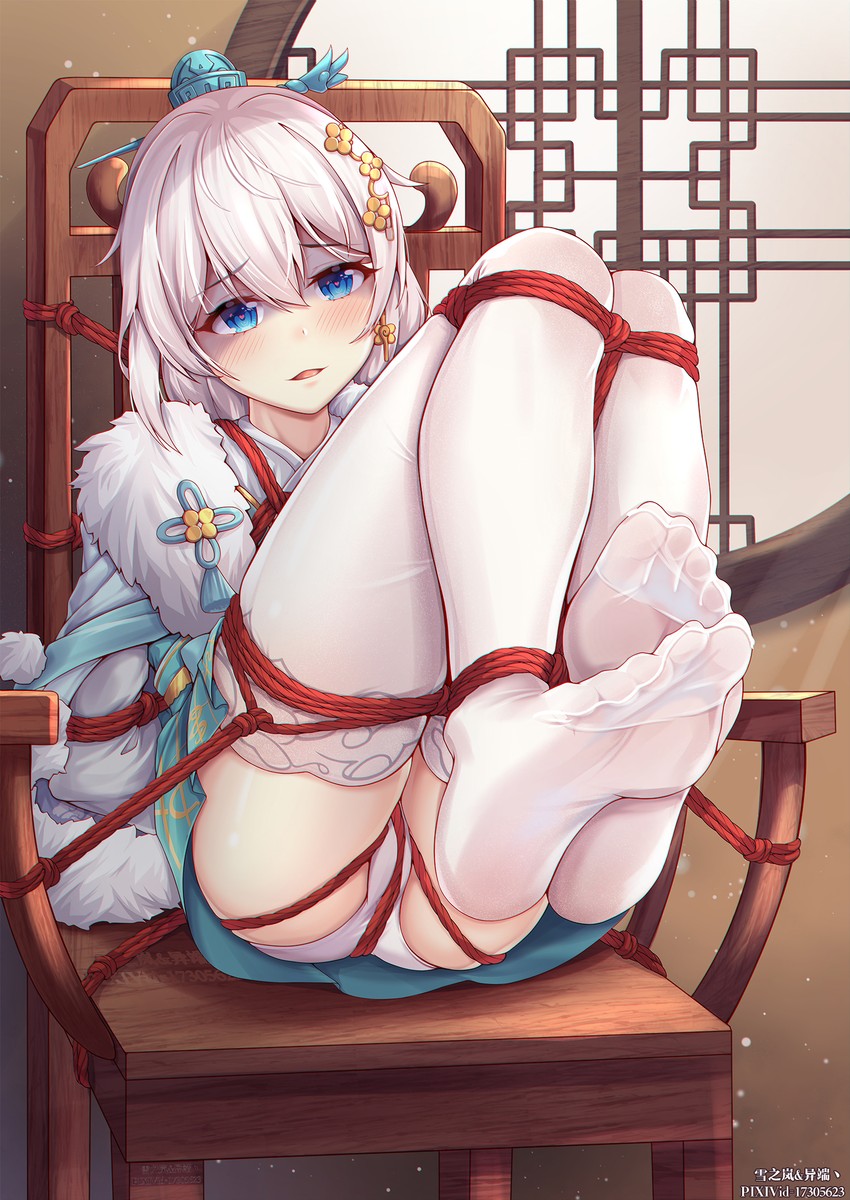 theresa apocalypse and zhuge kongming (honkai and 1 more) drawn by yiduan_zhu