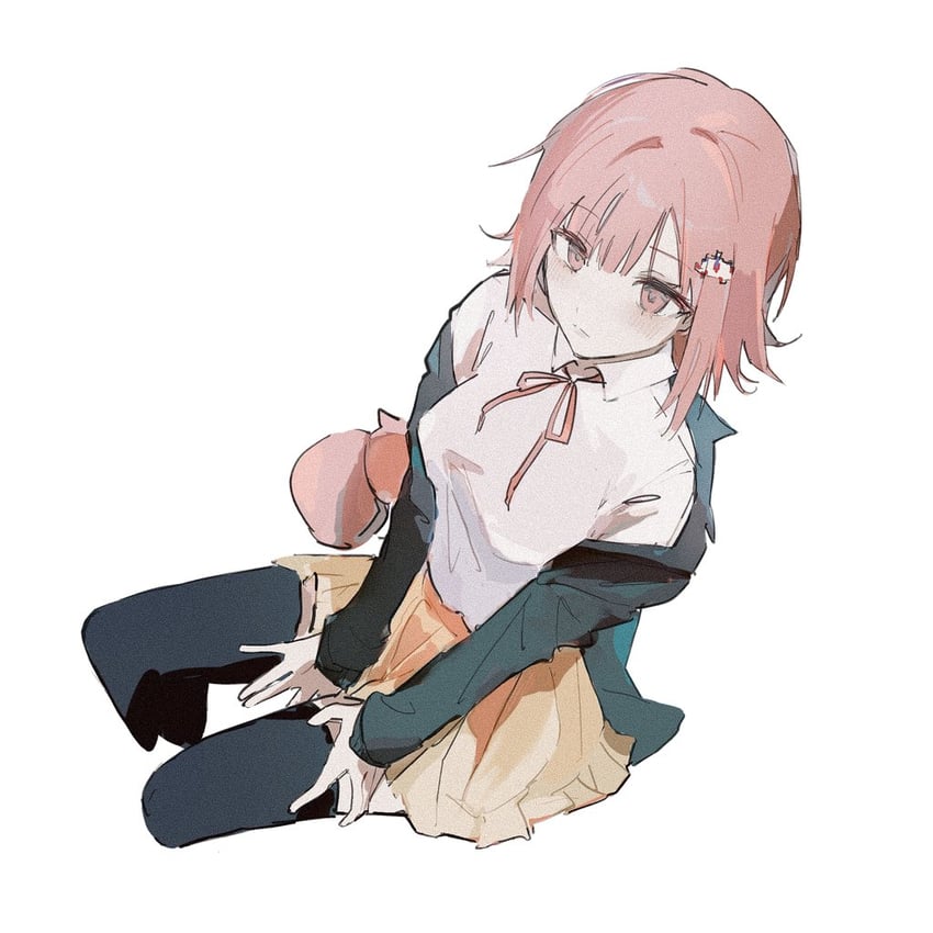 nanami chiaki (danganronpa and 1 more) drawn by pye_yyy