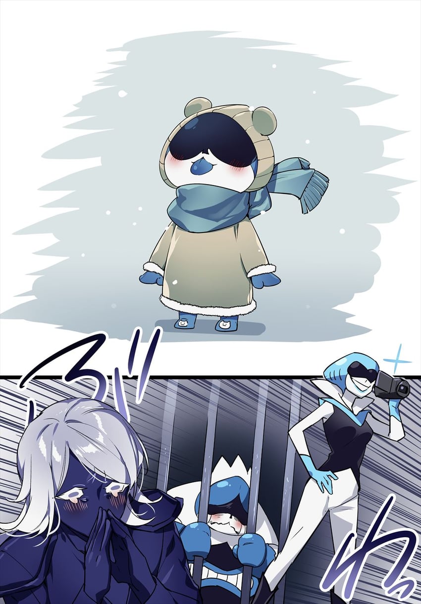lancer, rouxls kaard, queen, and king (deltarune) drawn by hp_nokoketaetouyona