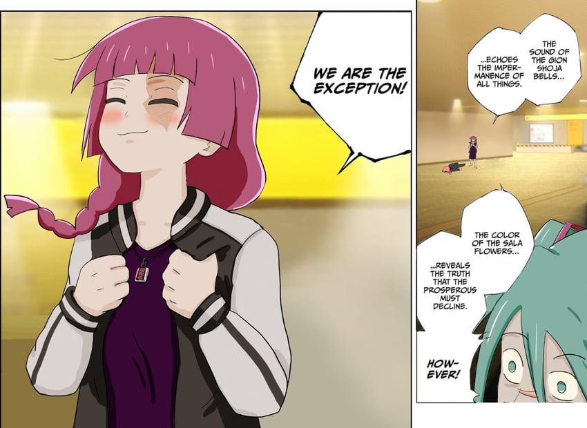 hatsune miku, gotoh hitori, hiroi kikuri, itadori yuuji, and toudou aoi (vocaloid and 2 more) drawn by silverfuji