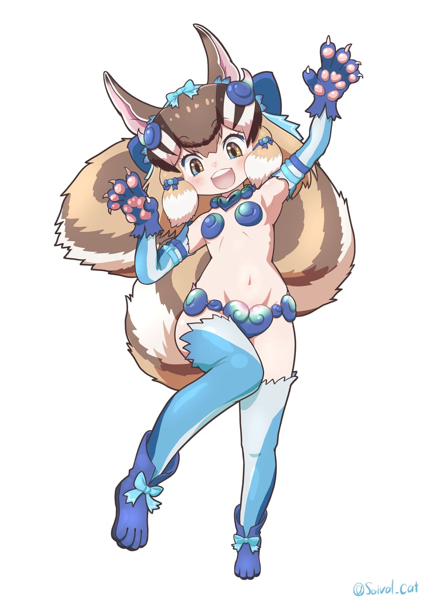 siberian chipmunk and shiisaa right (kemono friends and 1 more) drawn by saival_cat