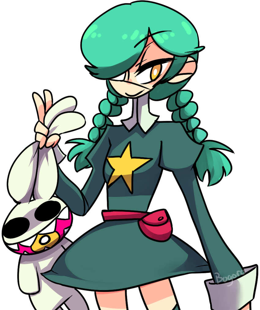 annie and sagan (skullgirls) drawn by bogoro