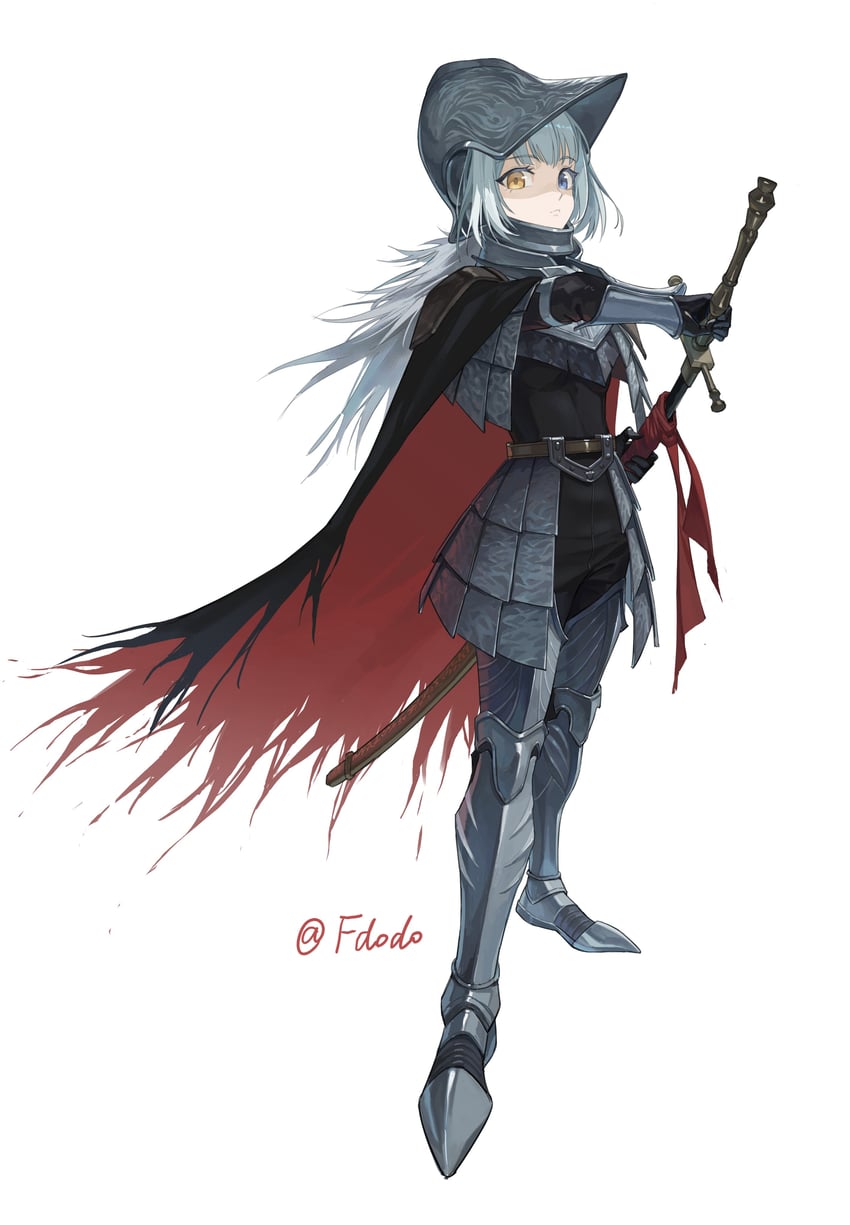 kaname raana and bloody crow of cainhurst (bang dream! and 2 more) drawn by dododo_(fightingdodo)