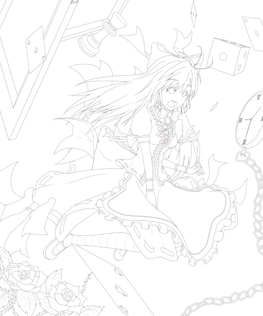 alice (alice's adventures in wonderland) drawn by nogisaka_kushio