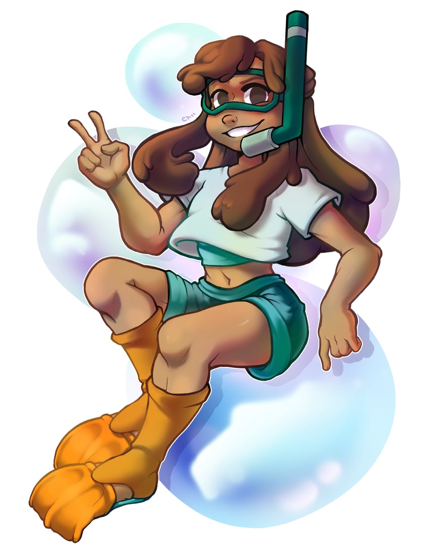 marina (hypixel and 1 more) drawn by chiimiera
