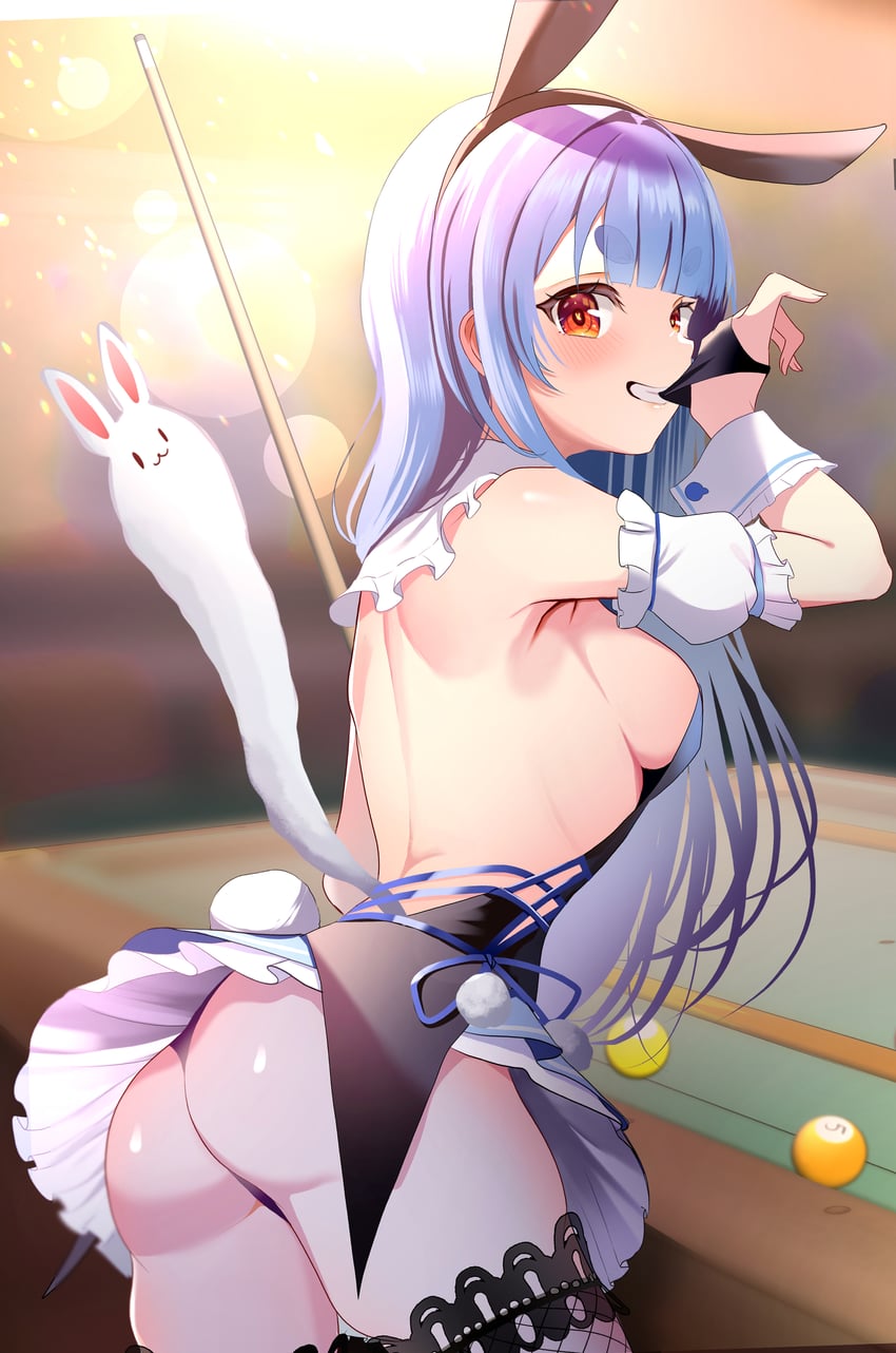 usada pekora and don-chan (hololive) drawn by hinoki_kahun0