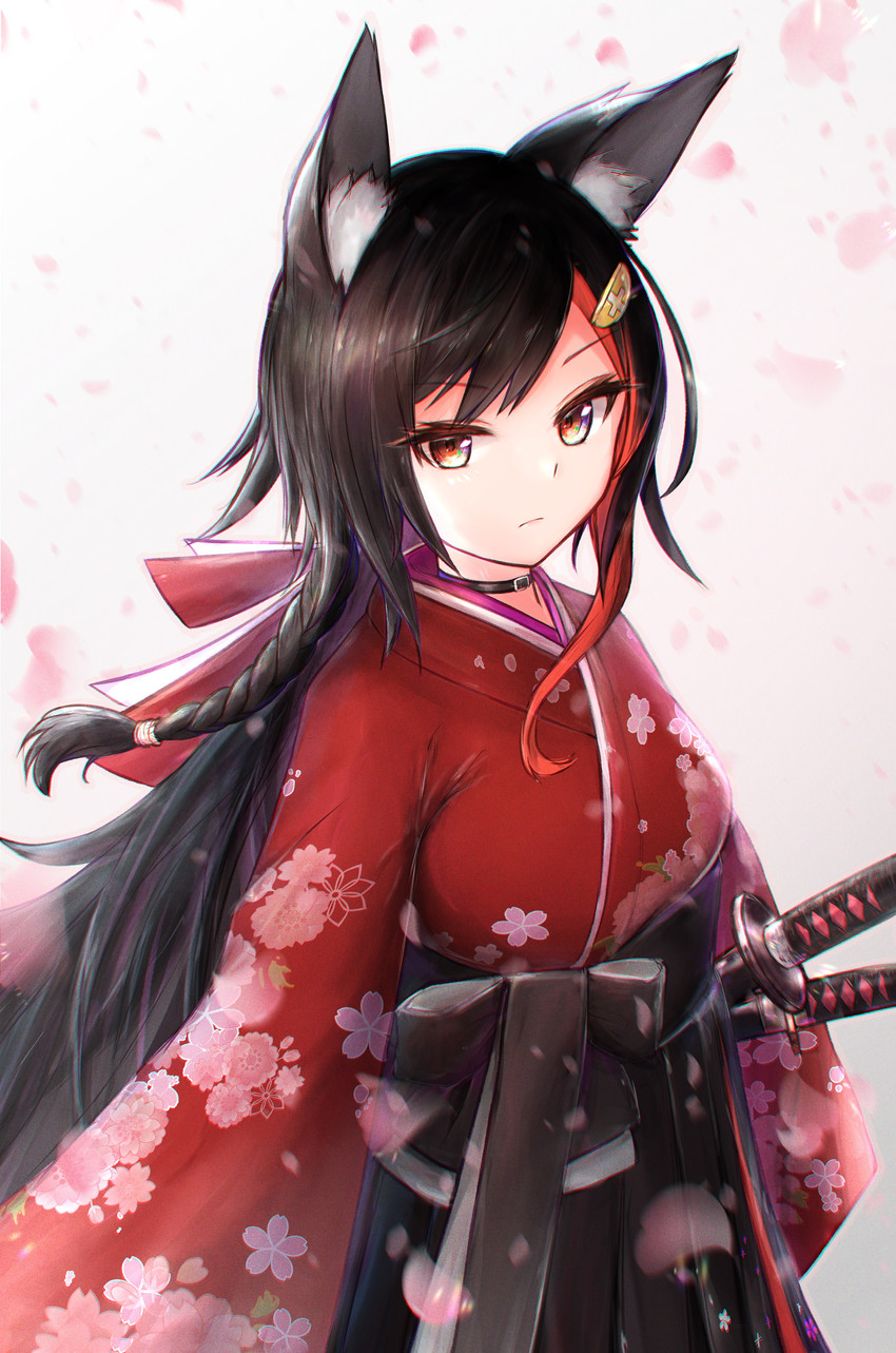 ookami mio (hololive and 1 more) drawn by sarasuty