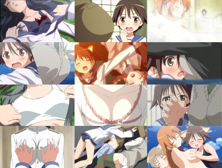 miyafuji yoshika, charlotte e. yeager, lynette bishop, and sakamoto mio (world witches series and 1 more)