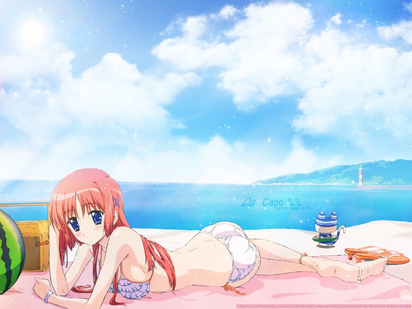 shirakawa kotori and utamaru (da capo and 1 more) drawn by masuda_kuniaki