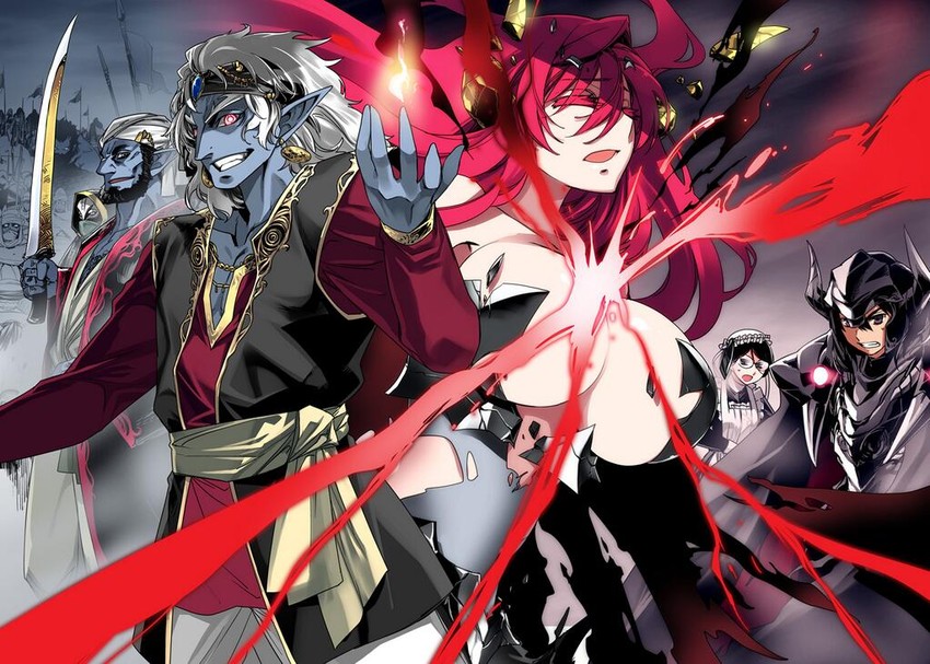 Anime boy demon king