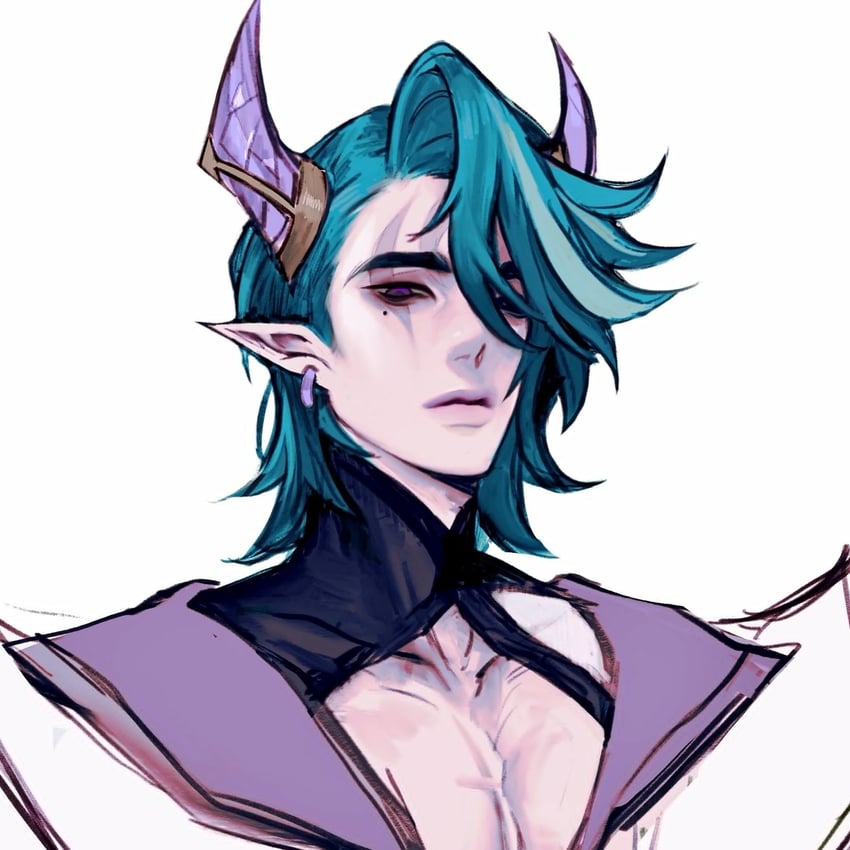 aphelios and spirit blossom aphelios (league of legends) drawn by fiiiiiiisher7