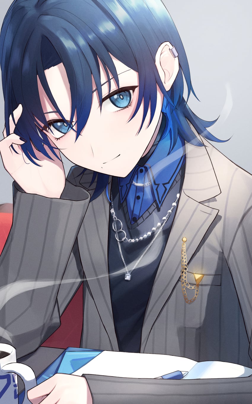 hiodoshi ao (hololive and 1 more) drawn by kanabun_(jhft8347)