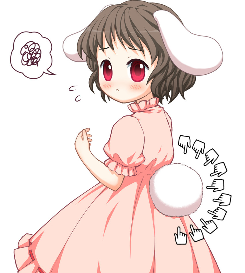 inaba tewi (touhou and 1 more) drawn by bebeneko