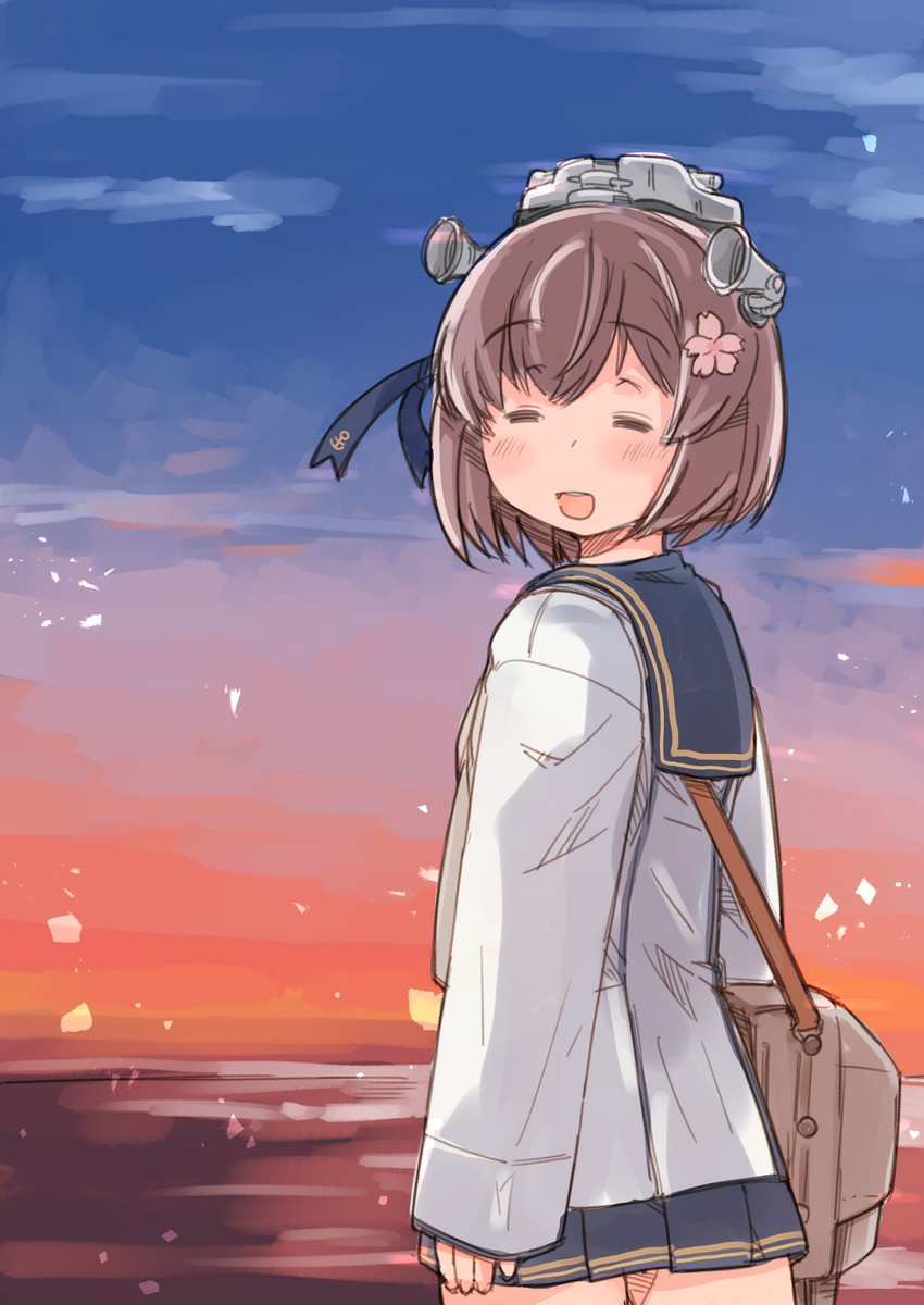 yukikaze and yukikaze kai ni (kantai collection) drawn by enjaku_izuku