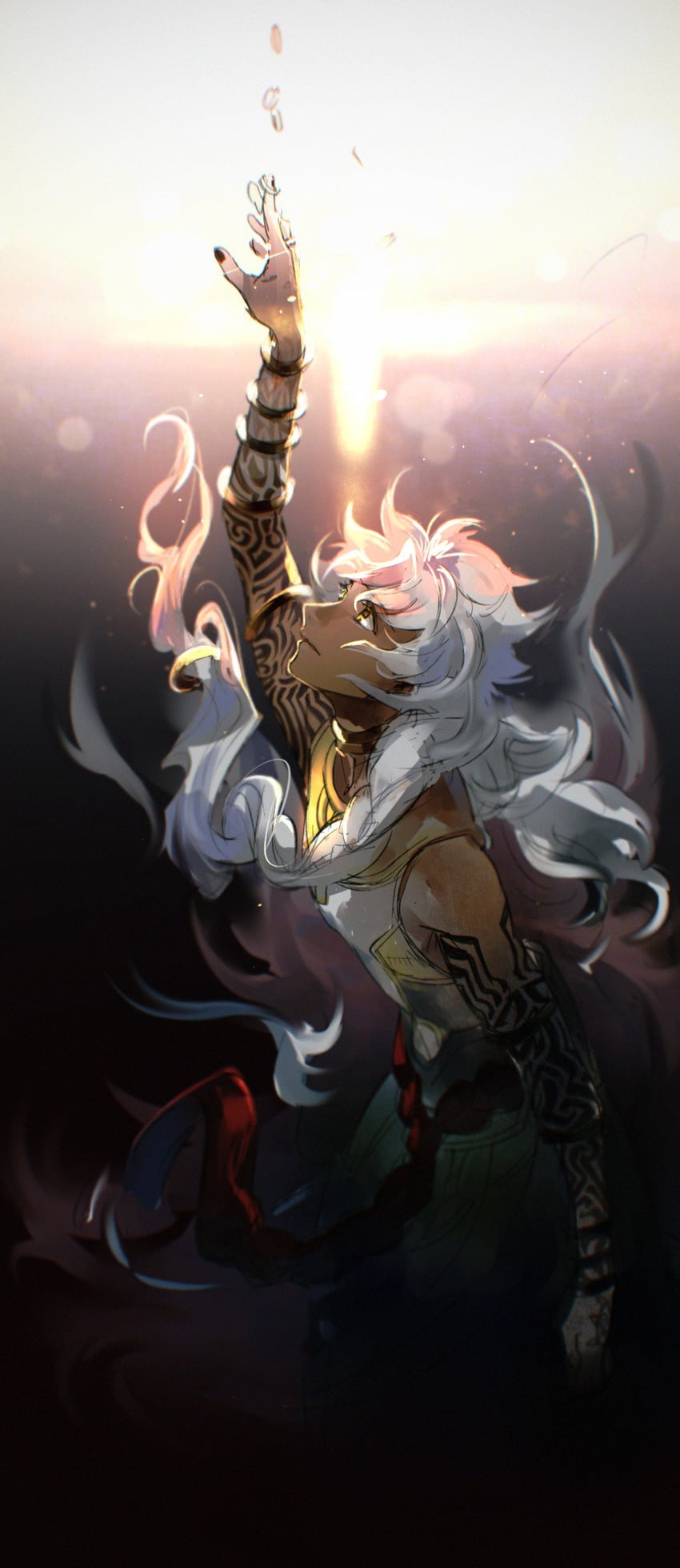 solomon (fate and 1 more) drawn by me_(mikannu)