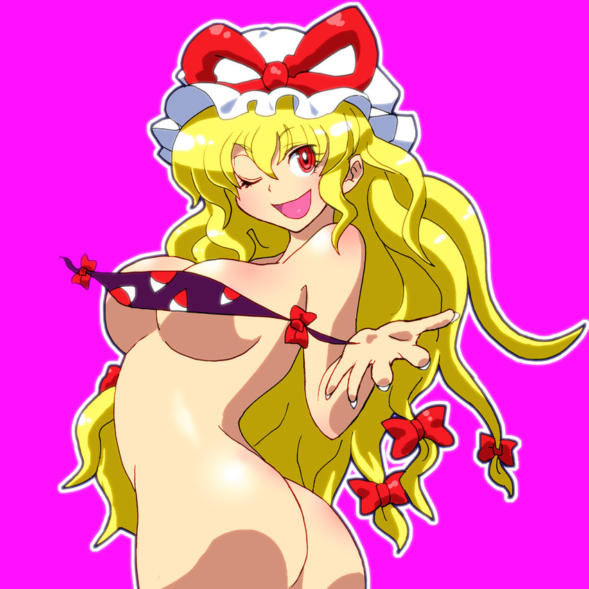 yakumo yukari (touhou) drawn by gomi_ichigo
