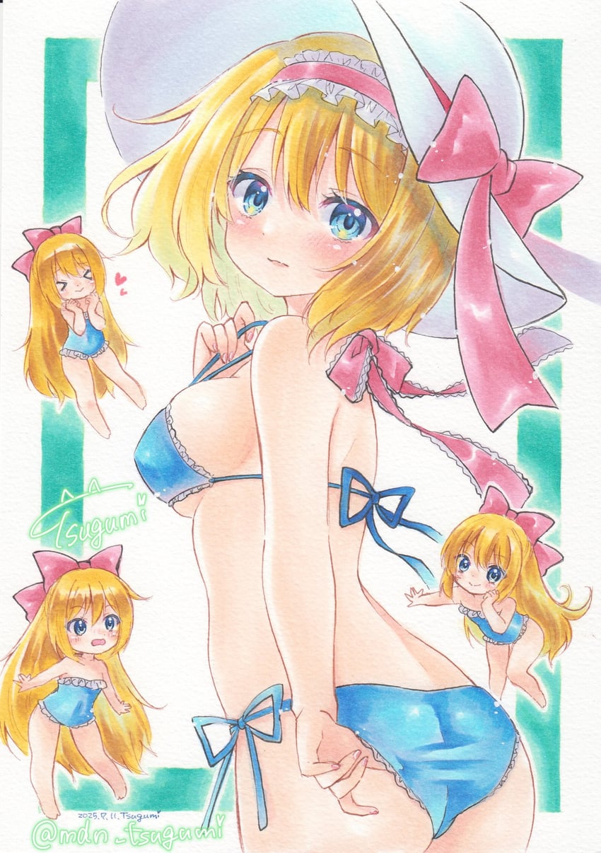 alice margatroid and shanghai doll (touhou) drawn by tsugumi_(tky-fam)