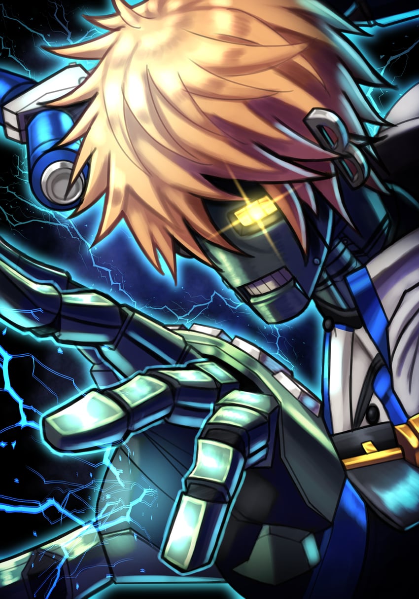 robo-ky (guilty gear and 1 more) drawn by silverchariotx