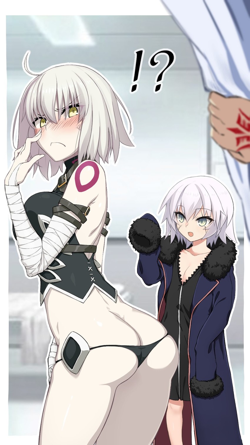 jeanne d'arc alter and jack the ripper (fate and 2 more) drawn by susukune