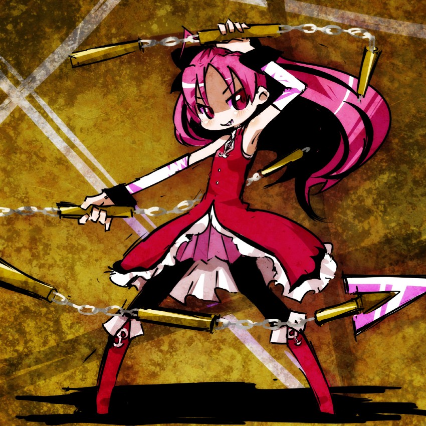 sakura kyoko (mahou shoujo madoka magica) drawn by mot_(anticycle)