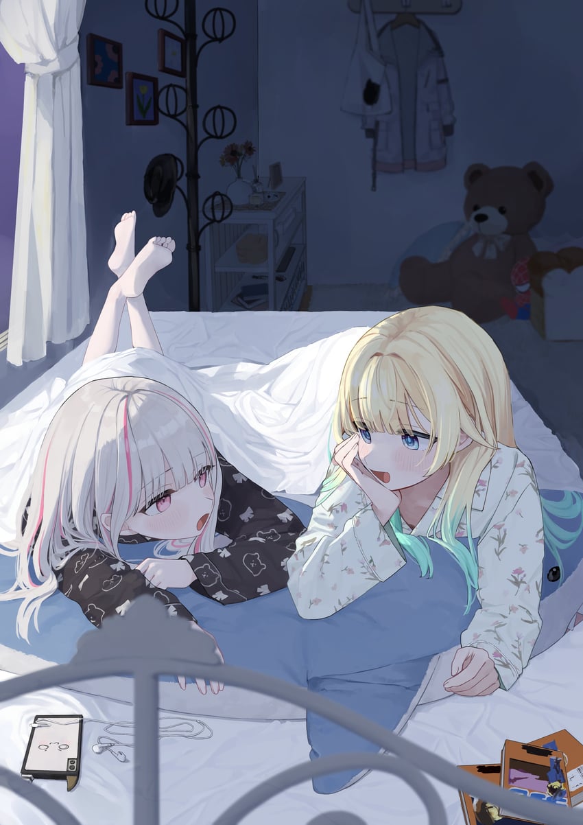 aizawa ema and asumi sena (vspo!) drawn by hanada_ten