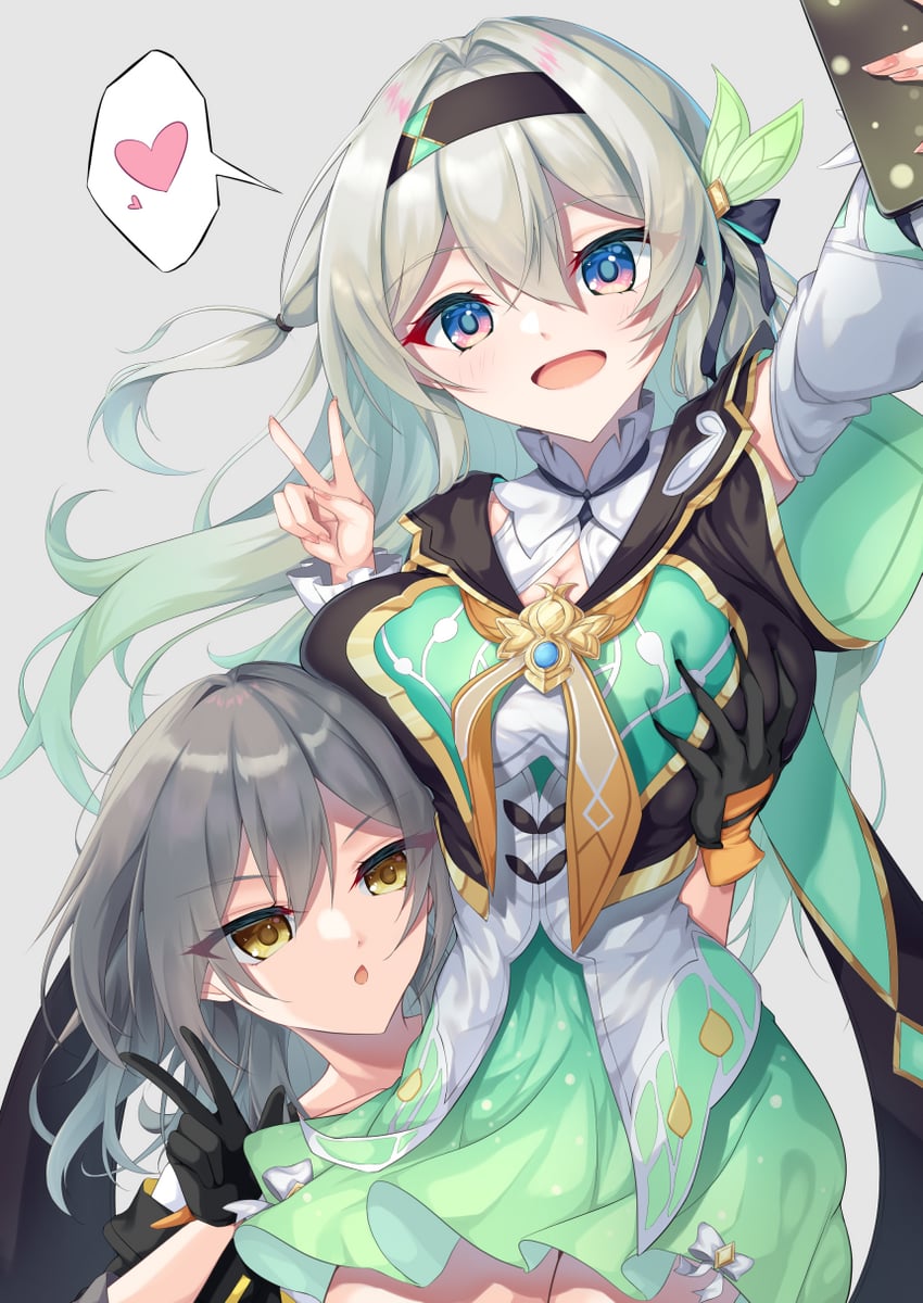 trailblazer, firefly, and stelle (honkai and 1 more) drawn by kirisaki_idumi