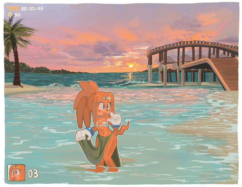 tikal the echidna (sonic and 1 more) drawn by chzzei