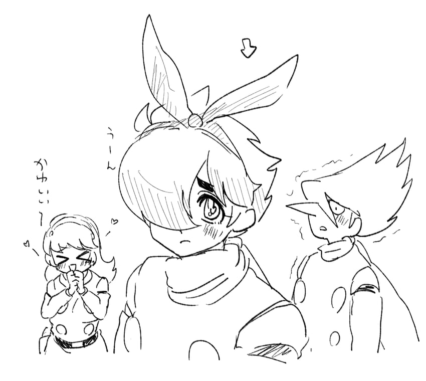 francoise arnoul, shimamura joe, and jet link (cyborg 009) drawn by y02skman