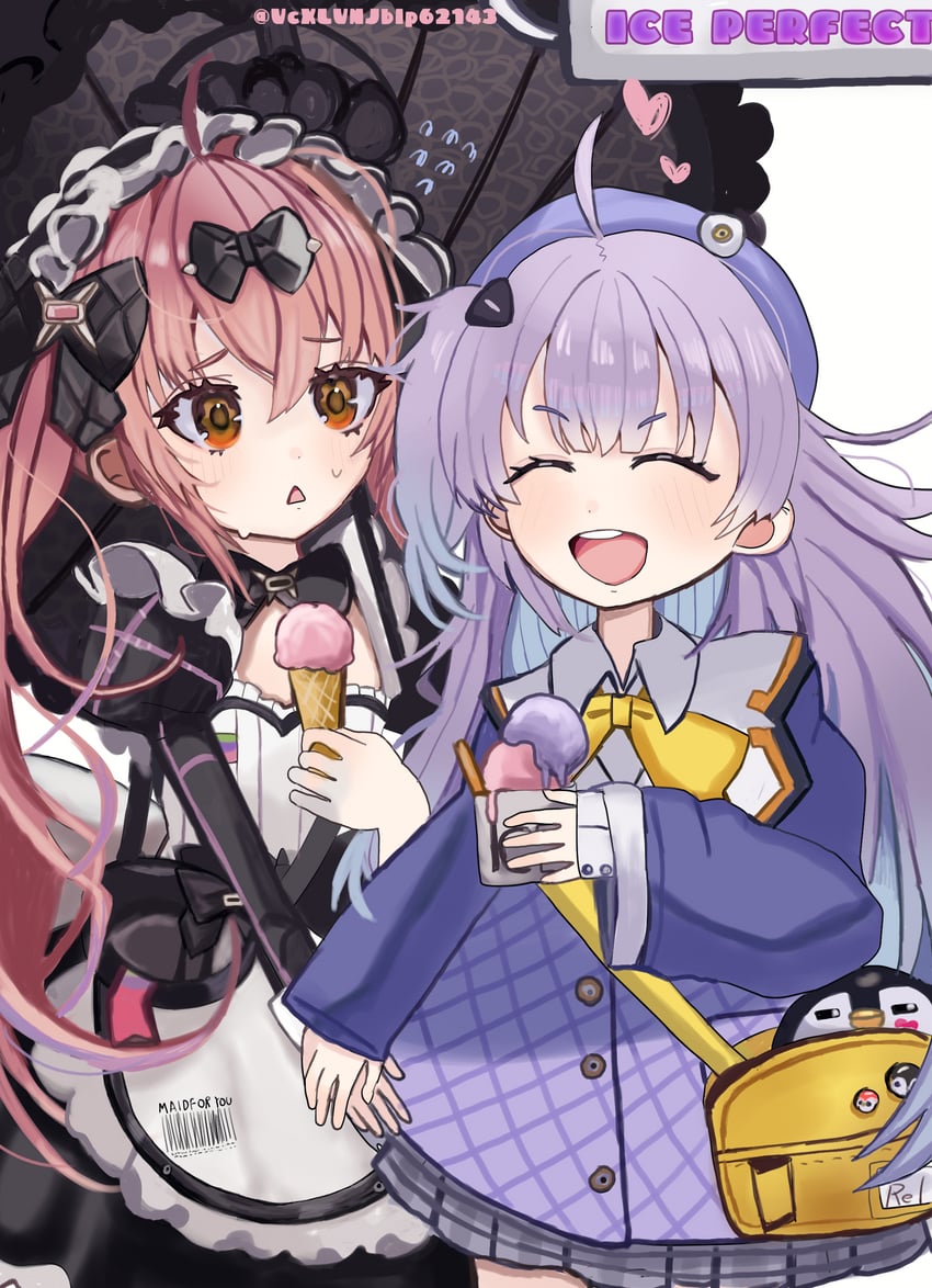 cocoa and rei (goddess of victory: nikke) drawn by usagi_satsuki