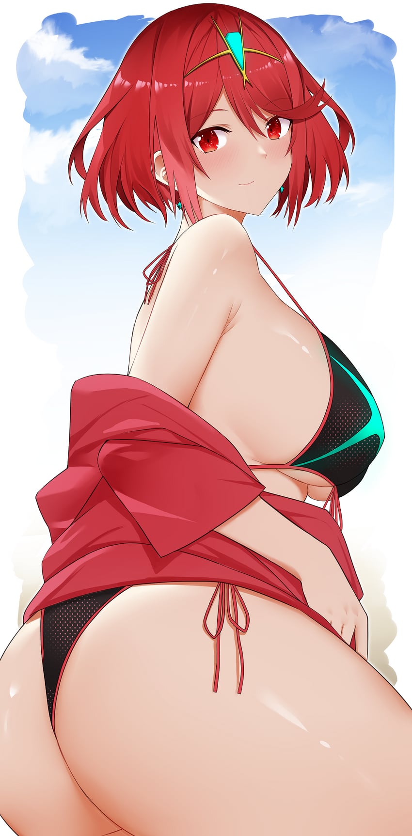 pyra (xenoblade chronicles and 1 more) drawn by arind_yudha