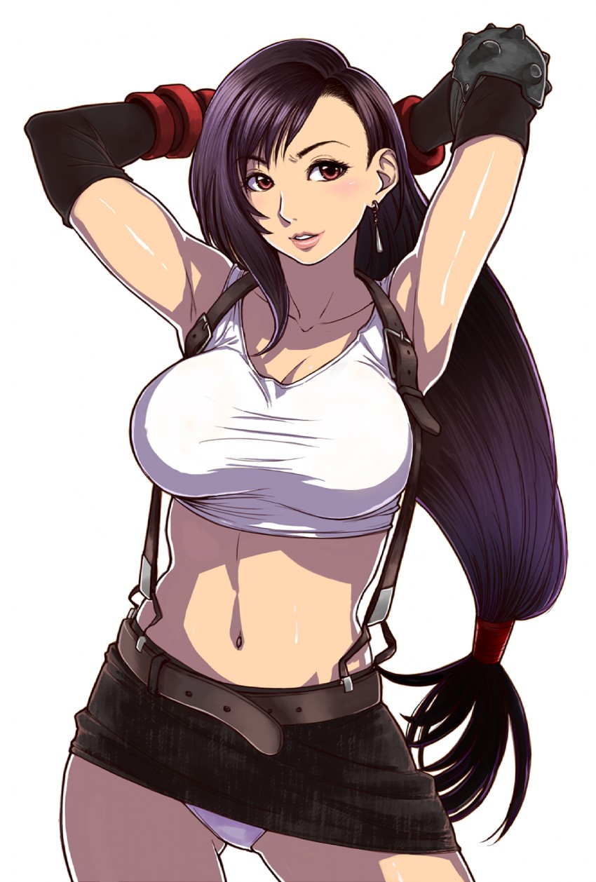 tifa lockhart (final fantasy and 1 more) drawn by twinpoo