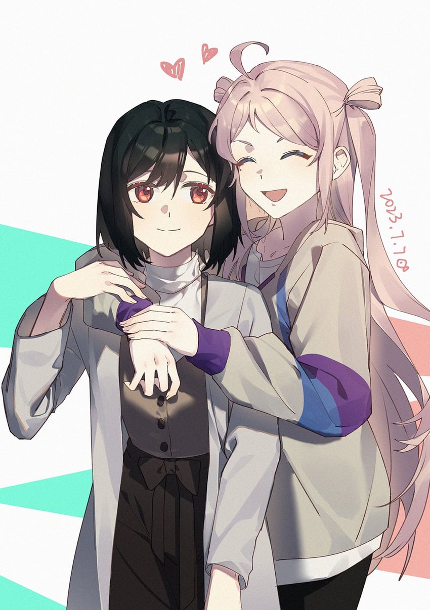 mifune shioriko and zhong lanzhu (love live! and 1 more) drawn by xunyu_(manyu)