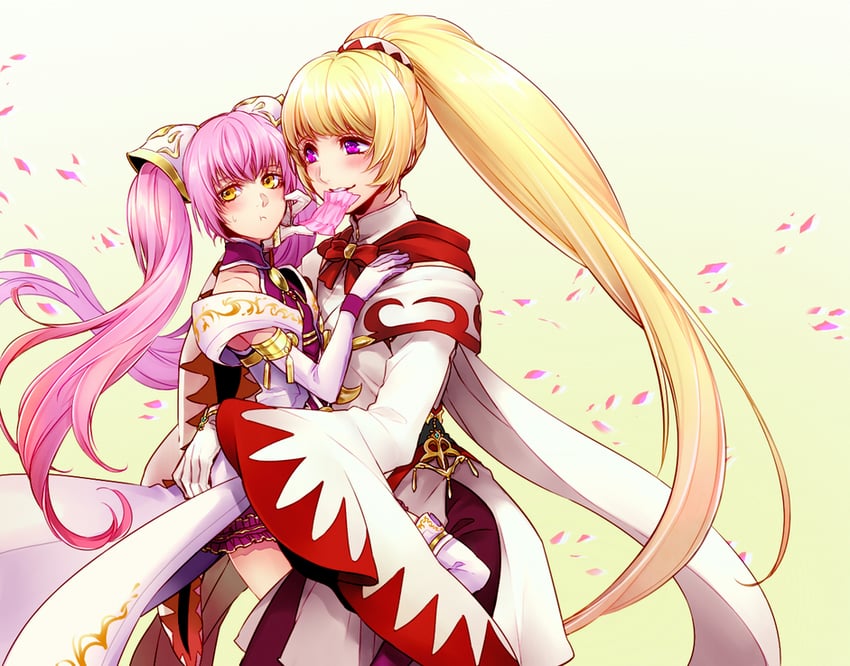 sakura and ayaka (final fantasy and 1 more) drawn by tarutaru_yamaoka