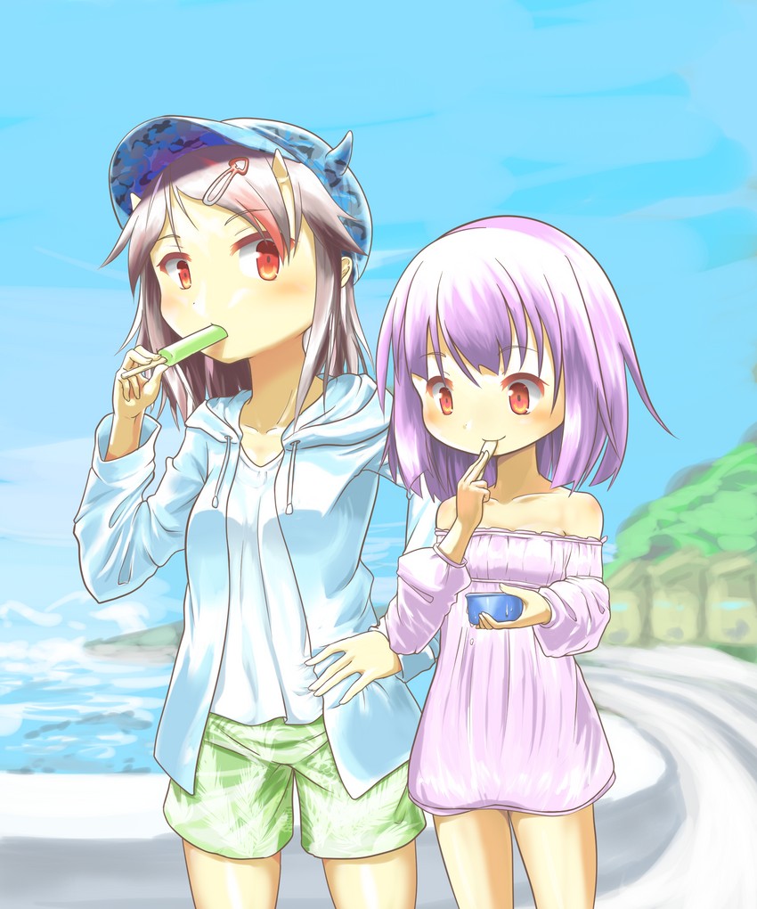 kijin seija and sukuna shinmyoumaru (touhou) drawn by shihasu_toichi