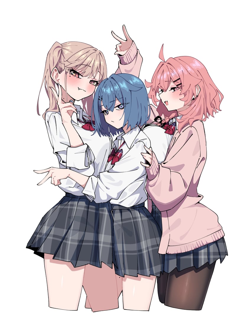 kozakura men and konno you (original) drawn by warabi_mochi_(w4rabimochi)