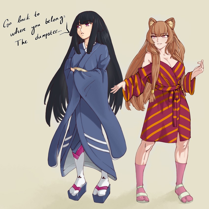 raphtalia and glass (tate no yuusha no nariagari) drawn by thwwshark