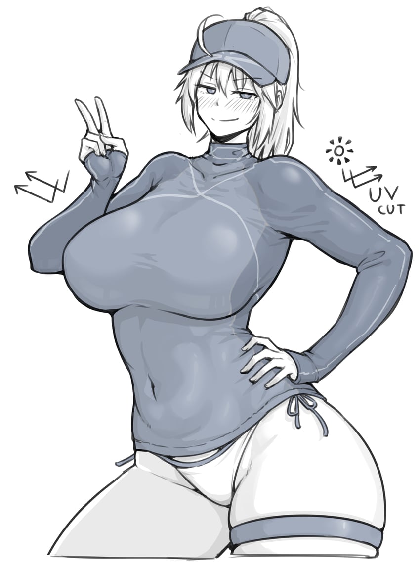artoria pendragon and mysterious heroine xx (fate and 1 more) drawn by nia_(0122)