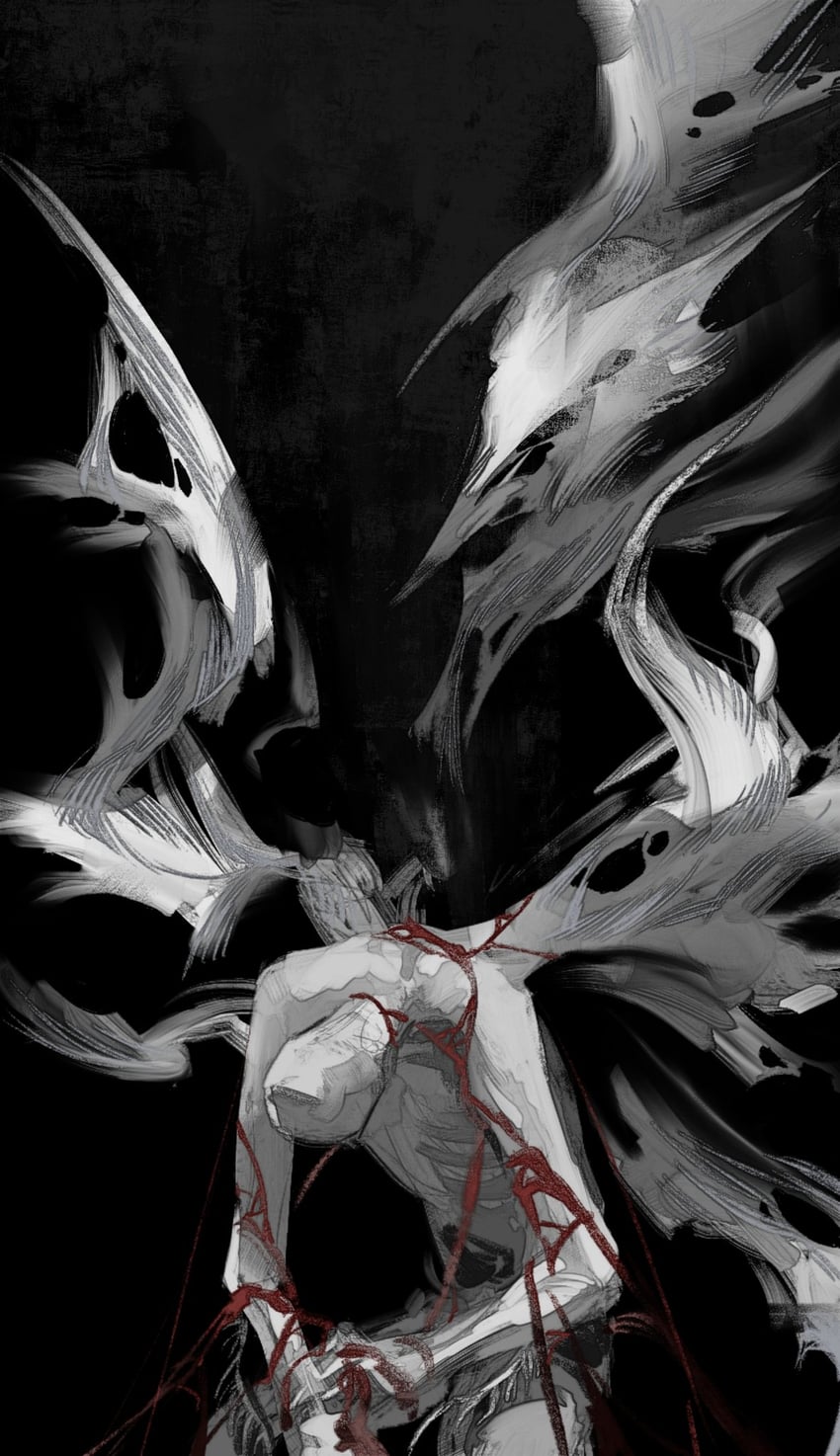 orphan of kos (bloodborne) drawn by jiao_chang
