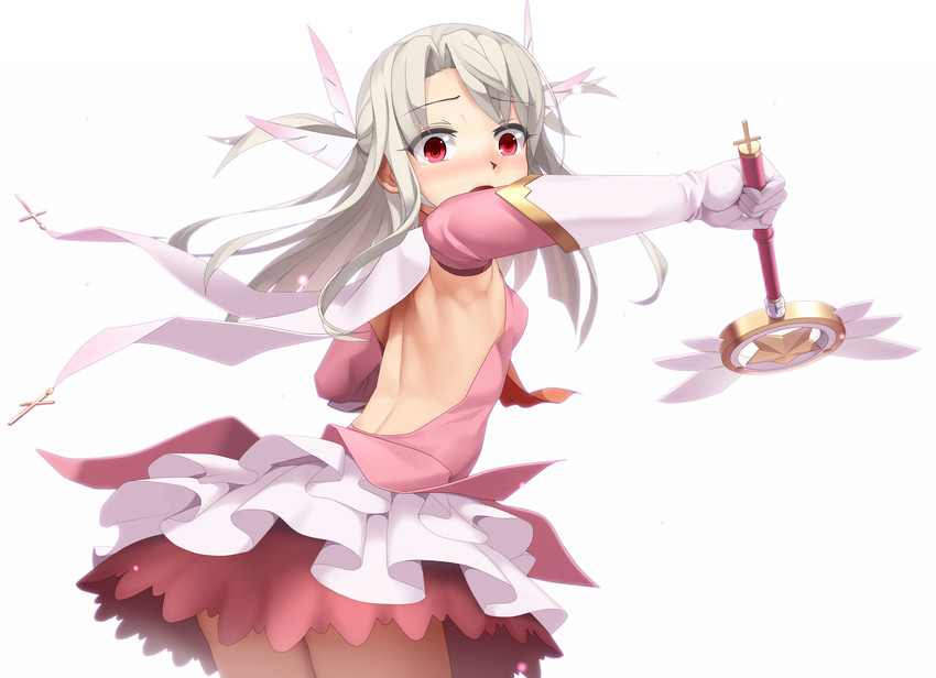 illyasviel von einzbern, prisma illya, and magical ruby (fate and 1 more) drawn by eto_(ikumika)