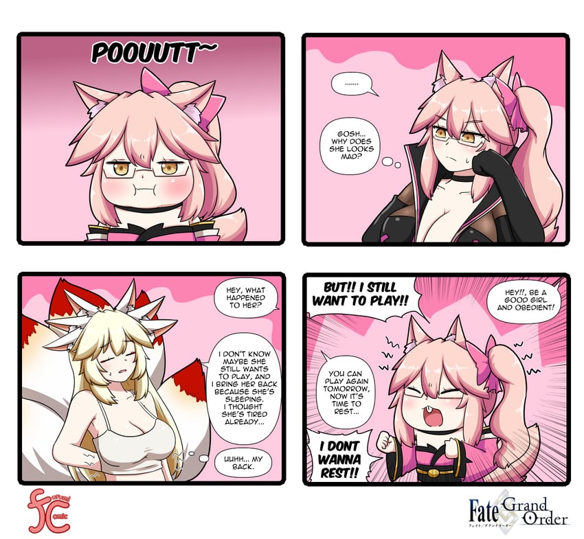 tamamo and koyanskaya (fate and 1 more) drawn by keita_naruzawa