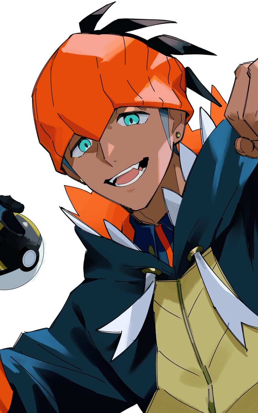 raihan (pokemon and 1 more) drawn by kibana_daisuki_man