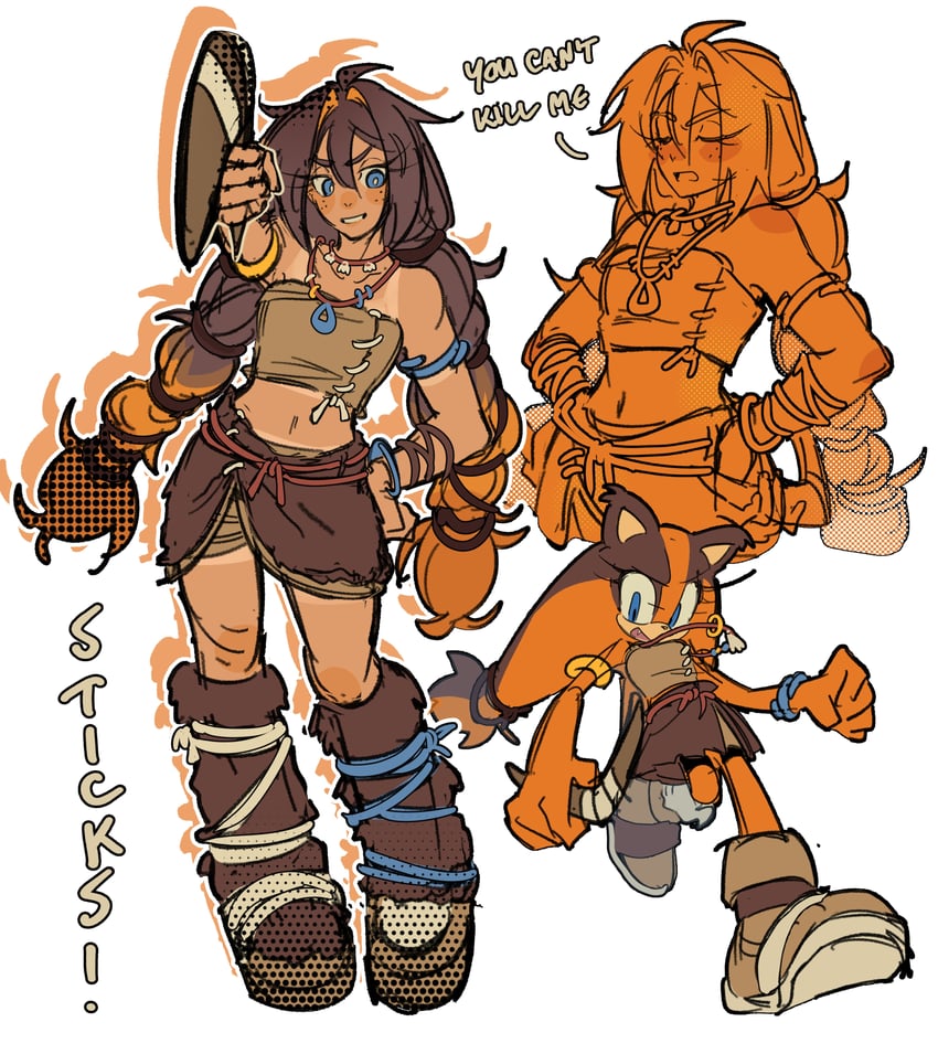 sticks the badger (sonic and 1 more) drawn by livpoid