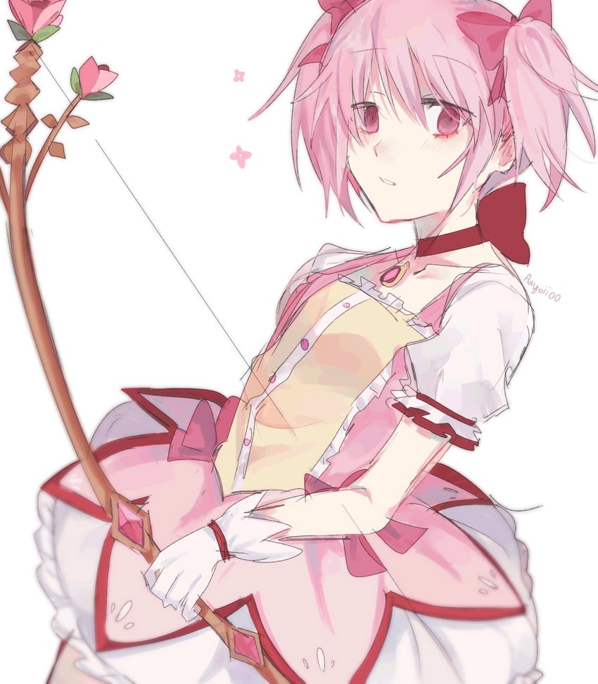 kaname madoka (mahou shoujo madoka magica) drawn by aayoii_00
