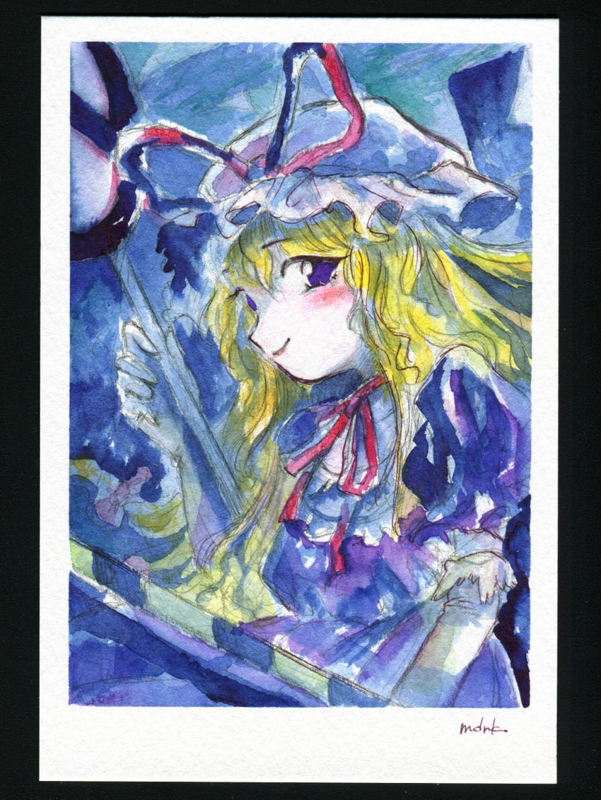yakumo yukari (touhou) drawn by medinki