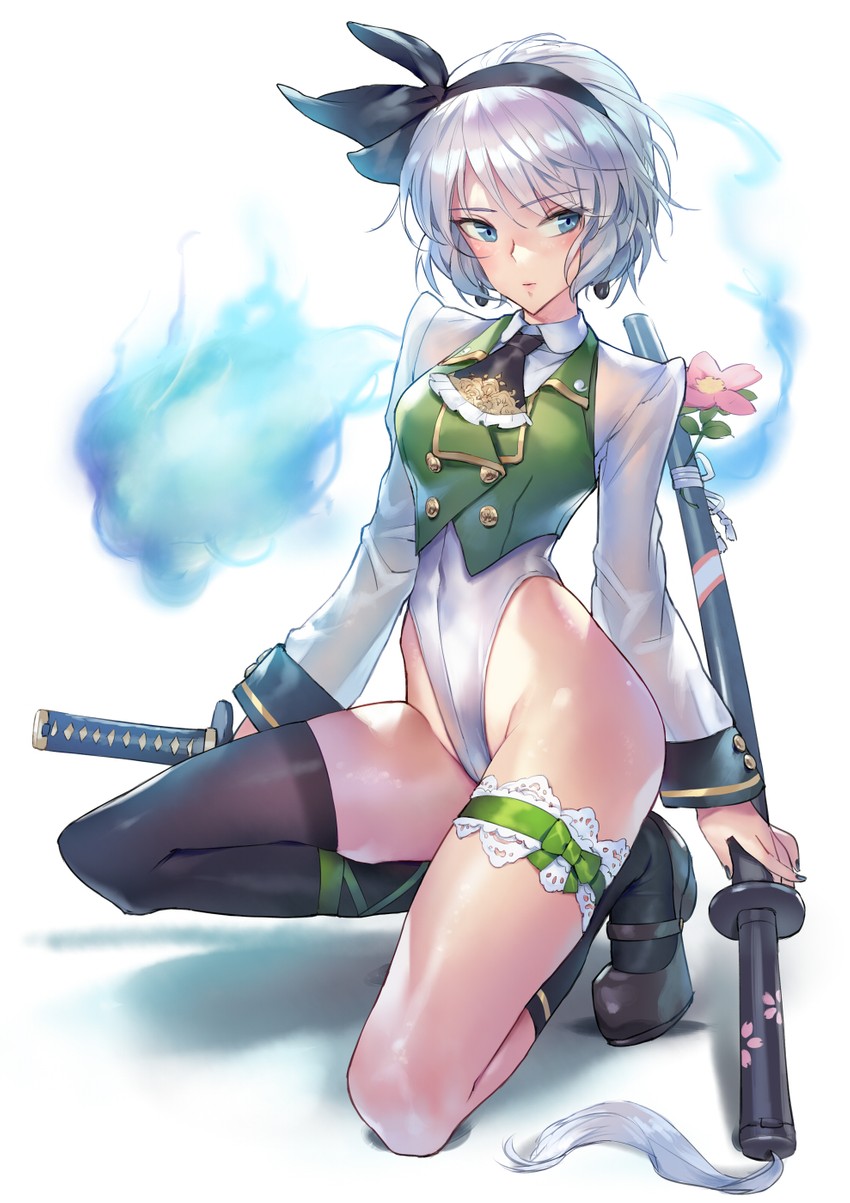 konpaku youmu (touhou) drawn by matsuda_(matsukichi)
