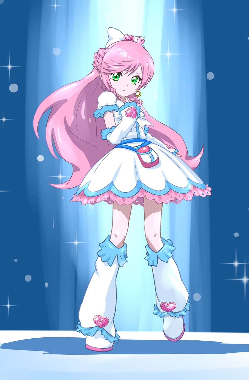 nijigaoka mashiro, cure white, and cure prism (precure and 2 more) drawn by 32zzz